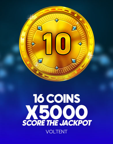 16 Coins x5000 Score the Jackpot