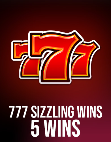 777 Sizzling Wins: 5 lines