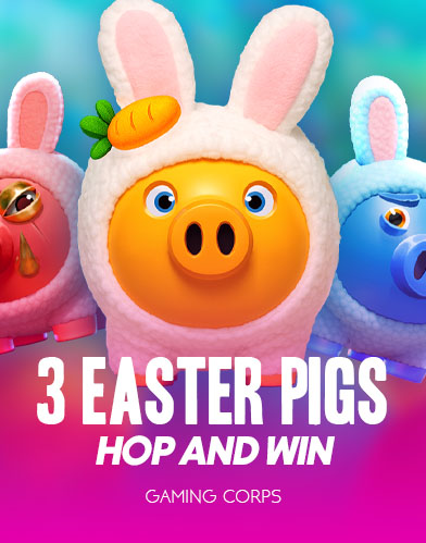 3 Easter Pigs