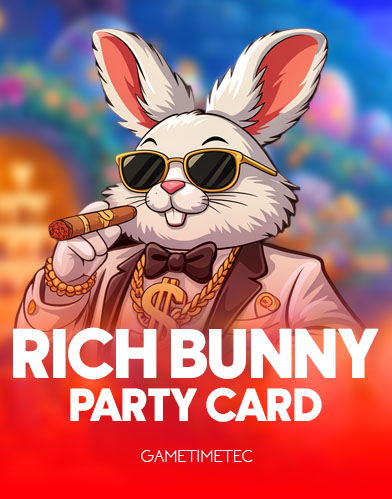Rich Bunny Party Card